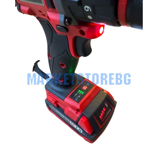 Акумулаторен Ударен Безчетков Винтоверт milwaukee 18V 5Ah