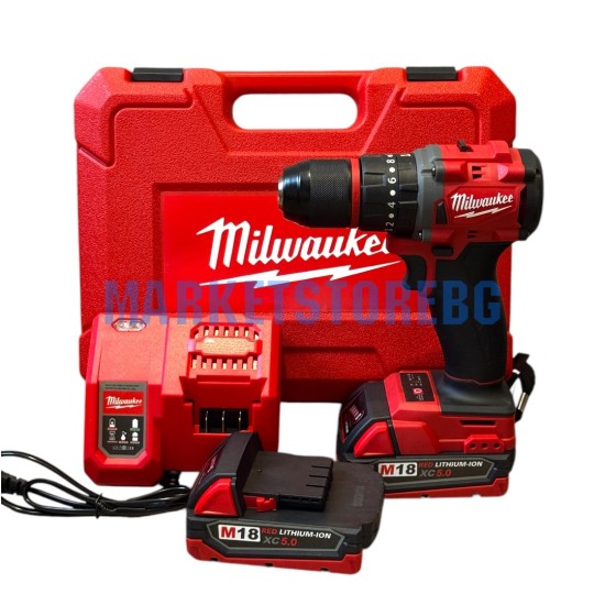 Акумулаторен Ударен Безчетков Винтоверт milwaukee 18V 5Ah